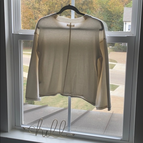 Madewell Cream Crewneck Sweatshirt - Picture 4 of 4